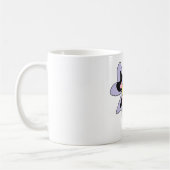 paarse bloem koffiemok (Links)