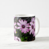 Paarse bloem koffiemok (Voorkant rechts)