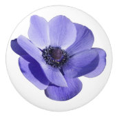 Paarse Bloem Ladeschrank Knop Trekker (Voorkant)