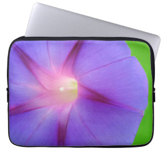 Paarse Bloem Laptop Sleeve