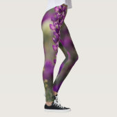 paarse bloem leggings (Rechts)