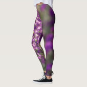 paarse bloem leggings (Links)