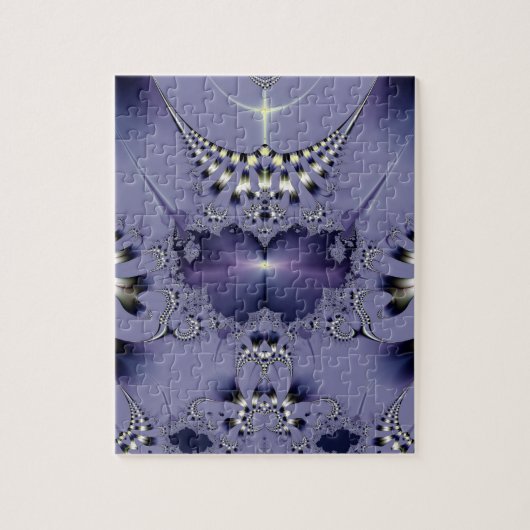 Paarse Bloem Legpuzzel (Verticaal)