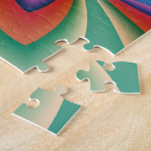 Paarse Bloem Legpuzzel (Zijkant)