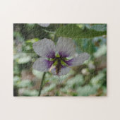 Paarse Bloem Legpuzzel (Horizontaal)