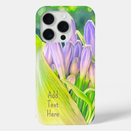 Paarse Bloem - Lelie van de Nijl Case-Mate iPhone Case (Achterkant)