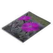 paarse bloem notitieboek (Linkerzijde)