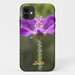 paarse bloem, paars hoesje