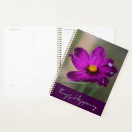 Paarse Bloem Planner