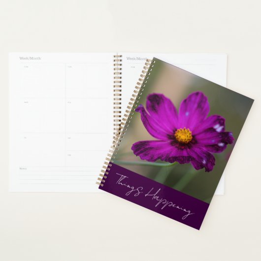 Paarse Bloem Planner (Display)