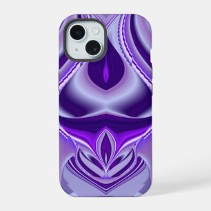 Paarse Bloem Regenboog Dromen iPhone 15 Case
