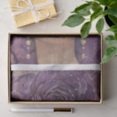 Paarse bloem schoonheid3 tissuepapier (Geschenk)