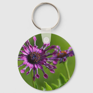 paarse bloem sleutelhanger