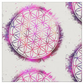 Paarse bloem stof (Close Up)