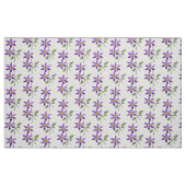 Paarse Bloem Stof & Ambachten (Fat Quarter)
