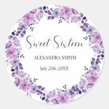 Paarse Bloem Sweet Sixten