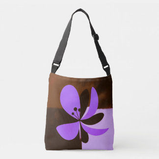 Paarse Bloem Tas – Krachtig Modern Bloemendesign