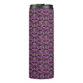 paarse bloem thermosbeker (Achterkant)