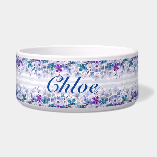 Paarse bloem voerbakje (Voorkant)