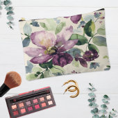 Paarse Bloem Waterverf Etui
