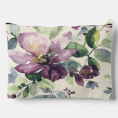 Paarse Bloem Waterverf Etui (Achterkant)
