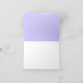 Paarse bloem zoet zestien notitiekaartje (Binnen)