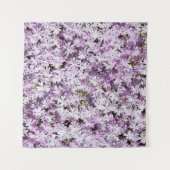 Paarse bloem, zomerse frisheid achtergrond. wandkleed (Voorkant (horizontaal))