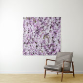 Paarse bloem, zomerse frisheid achtergrond. wandkleed (In situ)