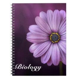 Paarse Bloemblaadje Bloem Notitieboek