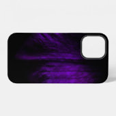 Paarse bloemblad iPhone hoesje (Achterkant horizontaal)