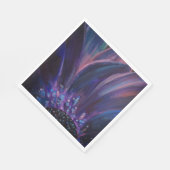 Paarse Bloembladeren Schilderen Papier servet (Hoek)