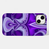 Paarse bloemdromen Case-Mate iPhone case (Achterkant (horizontaal))