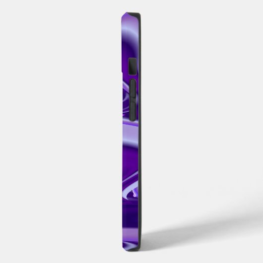 Paarse bloemdromen Case-Mate iPhone case (Achterkant / Links)