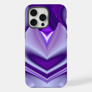 Paarse bloemdromen iPhone 15 pro max case
