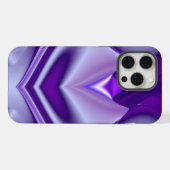 Paarse bloemdromen iPhone hoesje (Achterkant horizontaal)
