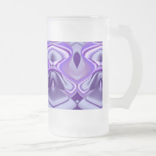 Paarse bloemdromen matglas bierpul