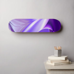Paarse bloemdromen persoonlijk skateboard