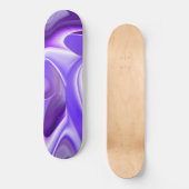 Paarse bloemdromen persoonlijk skateboard (Voorkant)