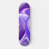 Paarse bloemdromen persoonlijk skateboard (Voorkant)