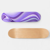 Paarse bloemdromen persoonlijk skateboard (Horizontaal)