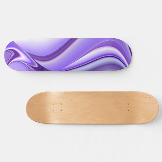 Paarse bloemdromen persoonlijk skateboard (Horizontaal)