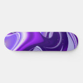 Paarse bloemdromen persoonlijk skateboard (Horizontaal)