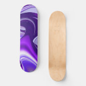 Paarse bloemdromen persoonlijk skateboard (Voorkant)