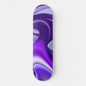 Paarse bloemdromen persoonlijk skateboard (Voorkant)