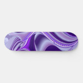 Paarse bloemdromen persoonlijk skateboard (Horizontaal)