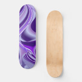 Paarse bloemdromen persoonlijk skateboard (Voorkant)