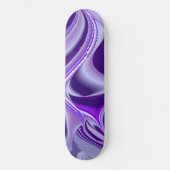 Paarse bloemdromen persoonlijk skateboard (Voorkant)