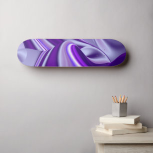 Paarse bloemdromen persoonlijk skateboard