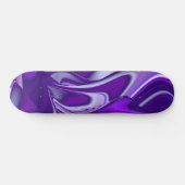 Paarse bloemdromen persoonlijk skateboard (Horizontaal)