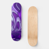 Paarse bloemdromen persoonlijk skateboard (Voorkant)
